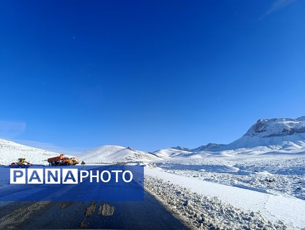 برف زمستانی مهمان شهرستان کیار شد