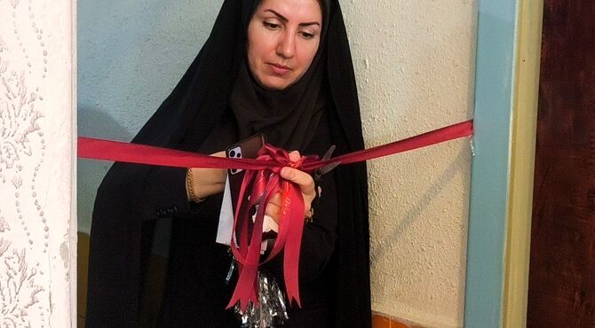 افتتاحیه اتاق بهداشت و سلامت در دبستان فردوسی بروجن