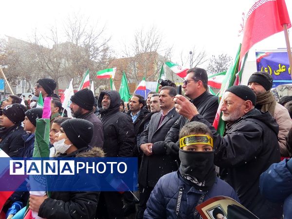 راهپیمایی باشکوه ۲۲ بهمن ماه شهرستان بجنورد 