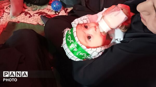 مراسم شیرخوارگان حسینی در مهدیه معلا شهر میلاجرد