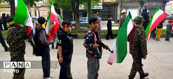 رزمایش نونهالان و نوجوانان مبارز مریانج و کوی یکن آباد