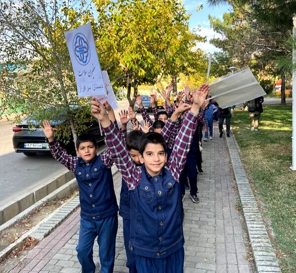 پویش بانوی سالم، مادر سالم، نسل سالم در دبستان سرافراز ناحیه۷ مشهد