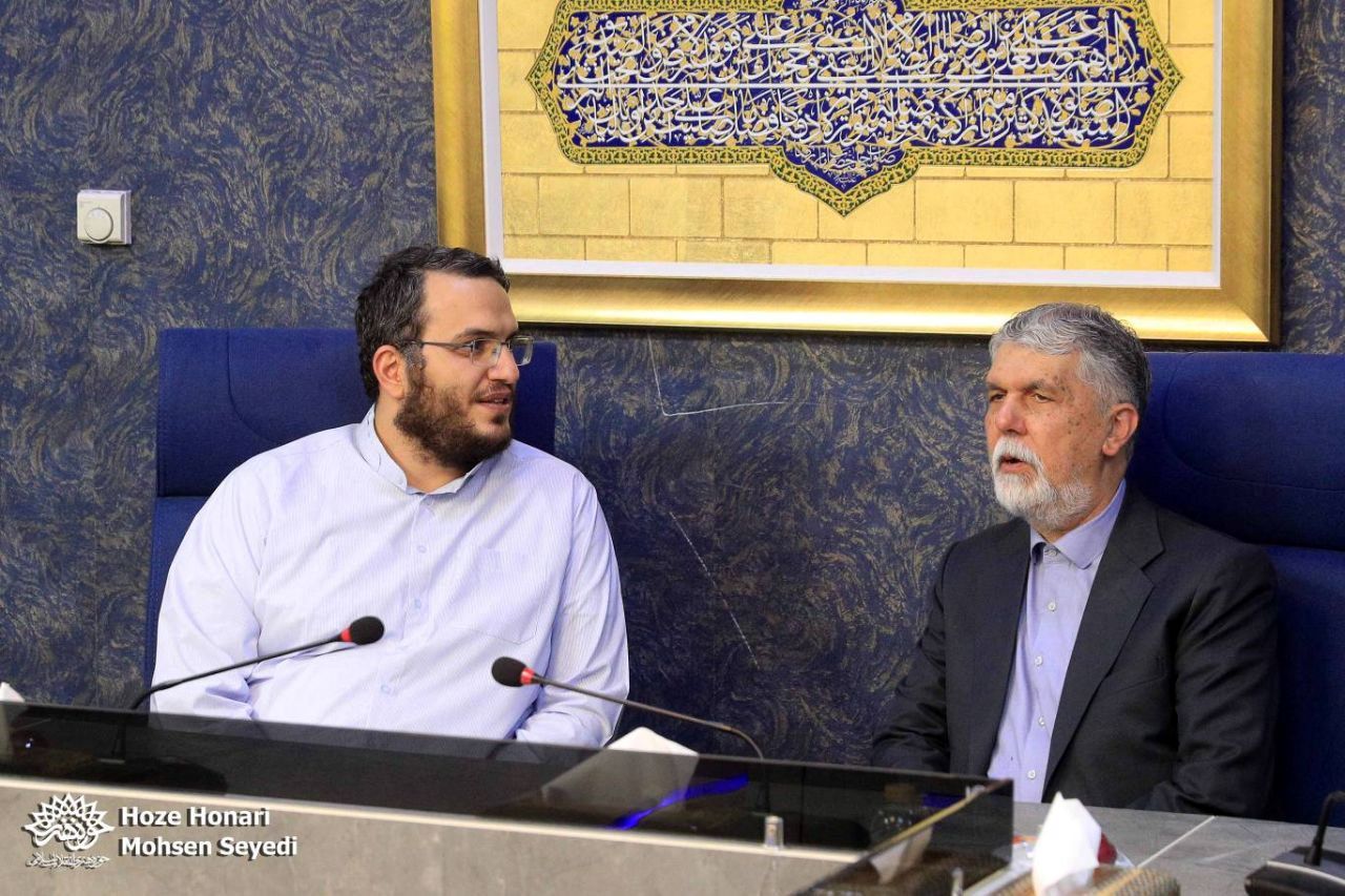 دیدار وزیر فرهنگ و ارشاد اسلامی با رییس حوزه هنری انقلاب اسلامی