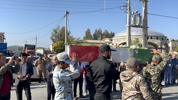 مراسم تشییع پیکر مطهر شهید گمنام در شهرستان بندرترکمن