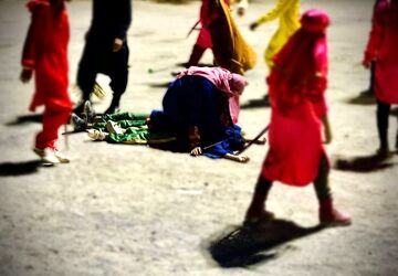 مراسم عاشورای حسینی در مسجد حضرت ابوالفضل(ع) شهر شمیل بندرعباس