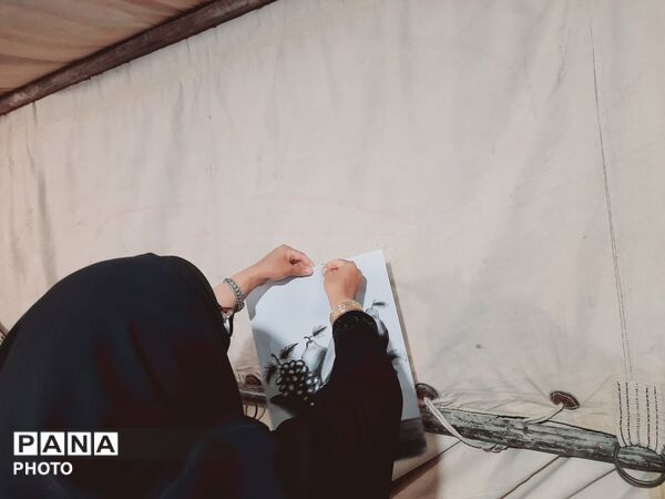 موکب دبستان سرای امید در پاتوق نوجوان مبارز تفت