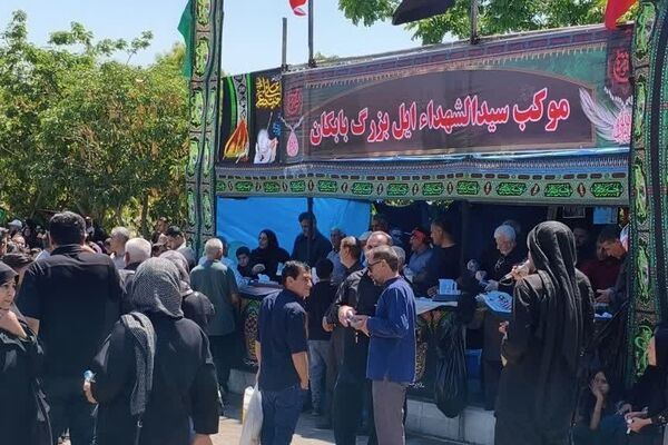 عزاداری عاشورای حسینی در گلزار شهدای گچساران 