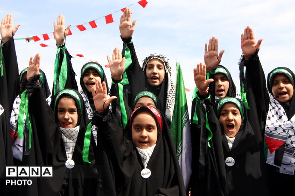 قاب هایی از حماسه آفرینی یزدی ها در روز قدس