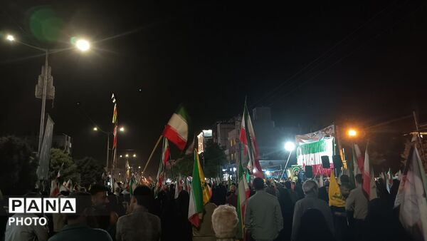 دومین اربعین حضور مردم غیور نیشابور همزمان با دومین سالگرد شهادت شهدای خدمت