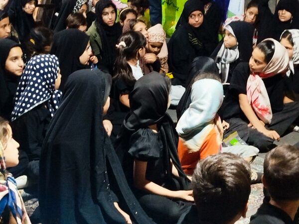 کودکان حسینی در موکب غنچه‌های حضرت علی اکبر(ع)