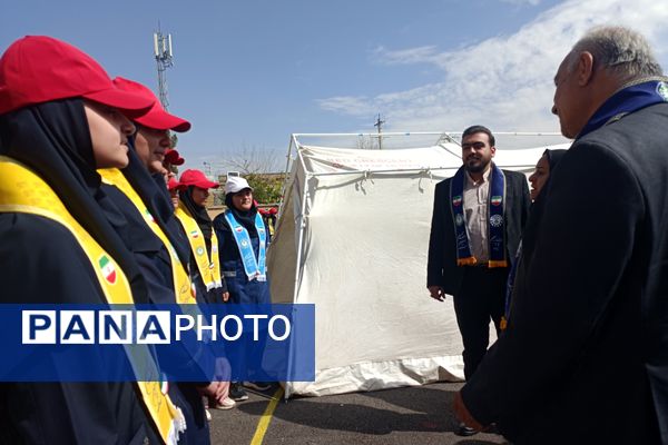 مانور مهارت‌های تشکیلاتی پیشتازان هم‌دل، همفکر و همکار در شیراز