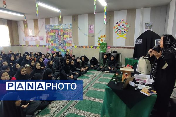 مراسم عزاداری شهادت حضرت فاطمه(س) در دبیرستان پویش دماوند 