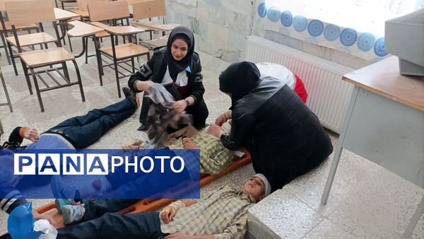 بیست و ششمین مانور زلزله در کمیجان