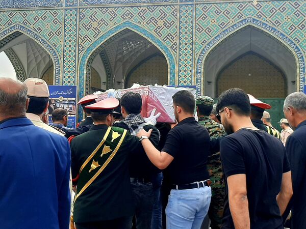 تشییع پیکر شهدای نیروی انتظامی مشهد مقدس