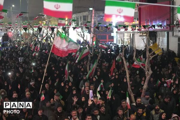 اجتماع دیگر مردم شهرستان فردیس به خون‌خواهی امام امت 