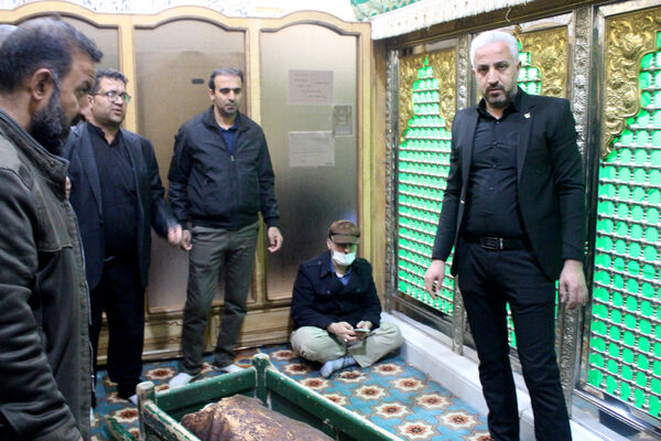 مراسم تشییع مادر شهید «حسین بی‌تا» در قم