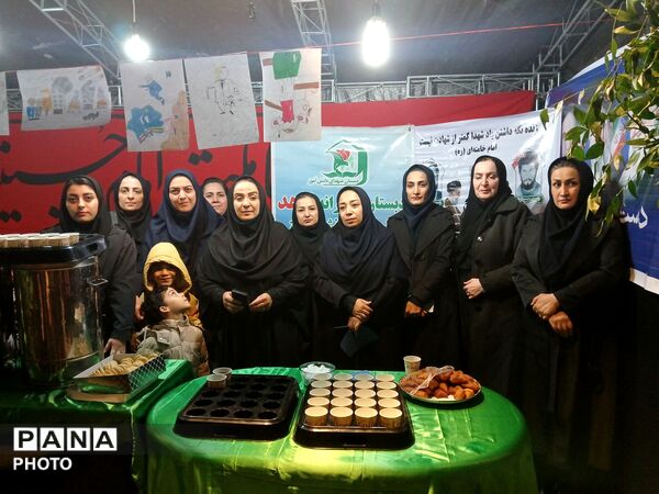 هفتمین شب از برپایی موکب اداره آموزش و پرورش کردکوی
