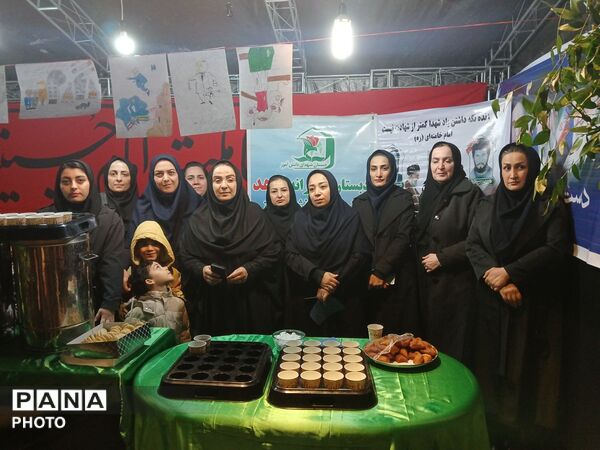 هفتمین شب از برپایی موکب اداره آموزش و پرورش کردکوی