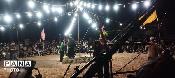 تعزیه خوانی برای حضرت علی اکبر (ع) در روستای رزق آباد 