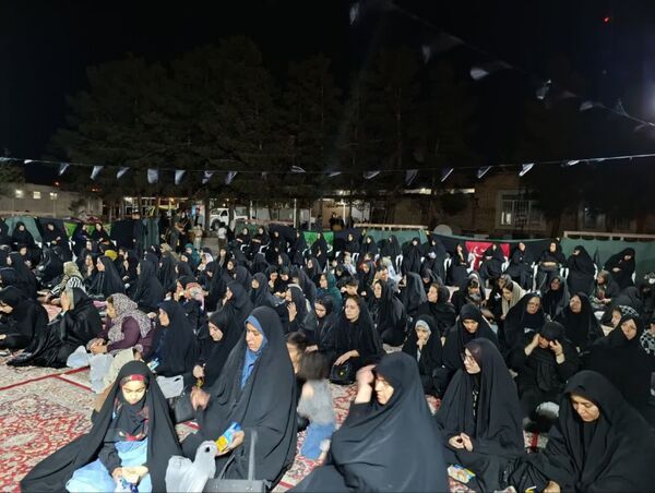 جوانان هلال احمر کاشمر در سوگ رقیه (س)