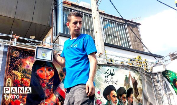 حماسه آفرینی فرهنگیان و نوجوانان ملاردی در  جشن غدیر