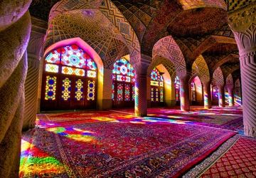 مسجد صورتی شیراز؛ شاهکار معماری جهان اسلام