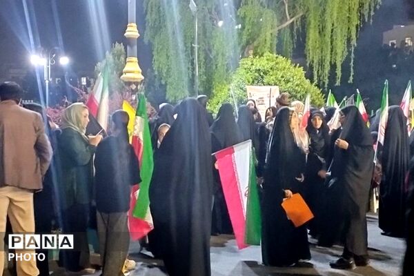 اجتماع و رزمایش دختران جان فدای ایران در میدان نماز شهرری 