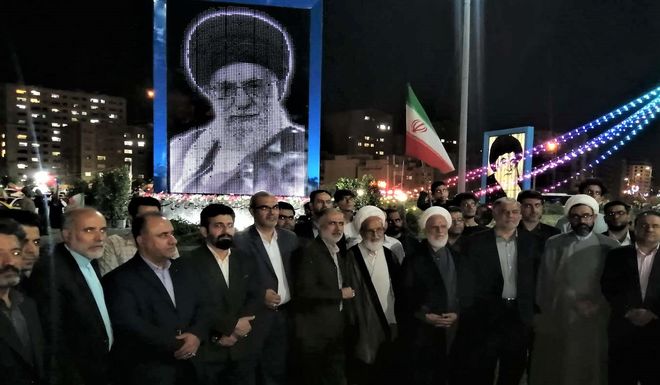 رونمایی از بزرگترین نماد رهبر شهید انقلاب در قم