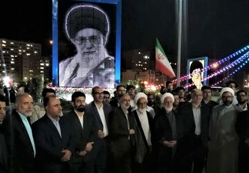 رونمایی از بزرگترین نماد رهبر شهید انقلاب در قم