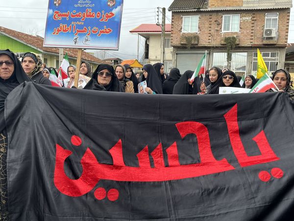 راهپیمایی 22 بهمن در اطاقور 