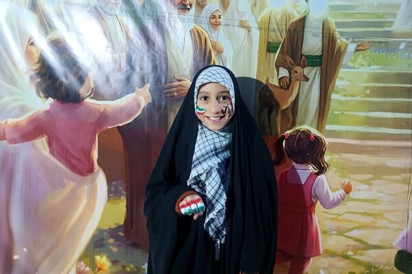 موکبِ کودک و نوجوانان در تجمعات شبانه شهر فارسان