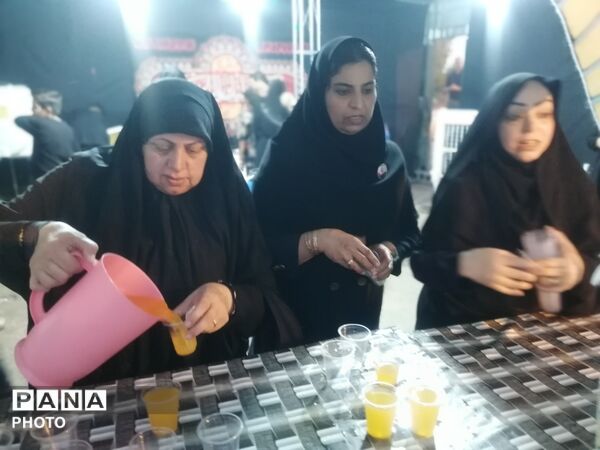 ناحیه یک اهواز میزبان زائران اباعبدالله