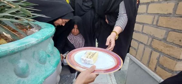 آیین چراغ برات در مزار شهیدان خلیل آباد 