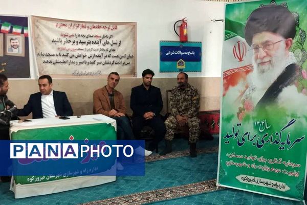 نماز جمعه فیروزکوه میزبان میزهای خدمت و ایستگاه سلامت