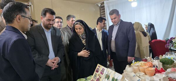 برپایی بازارچه نوروزی ارغوان در فاروج