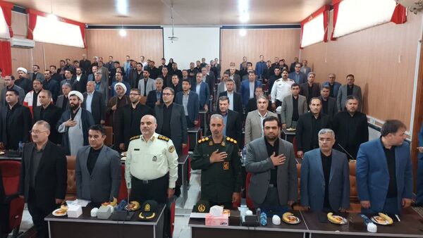 مراسم تکریم و معارفه رؤسای سابق و جدید دادگستری شهرستان اهر