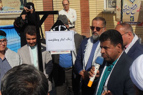نواختن زنگ مهر و ایثار در گلبهار