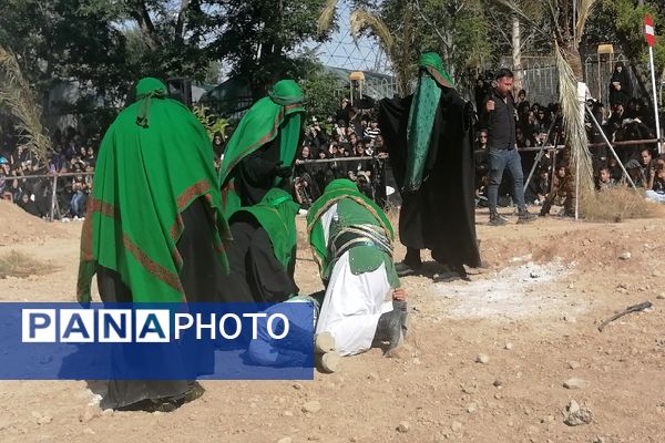 مراسم آیینی خیمه سوزان سنت هرساله مردم مشهد