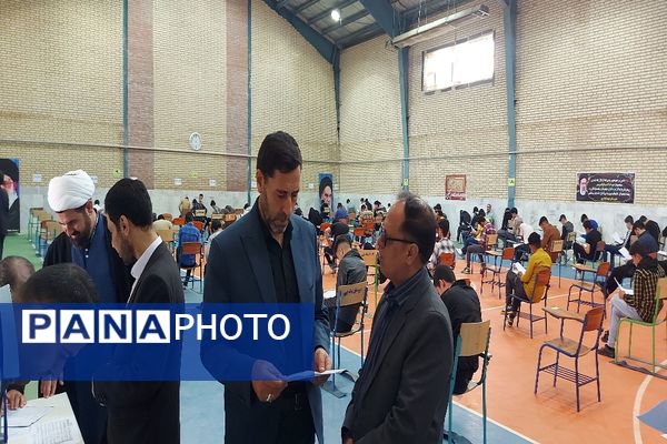 بازدیدهای ستادی از حوزه‌های برگزاری امتحانات نهایی در شهرستان فاروج 
