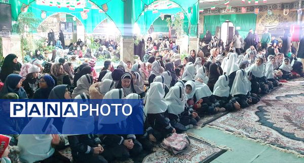 جشن نیمه شعبان در زیارتگاه نور الشهدا پردیس