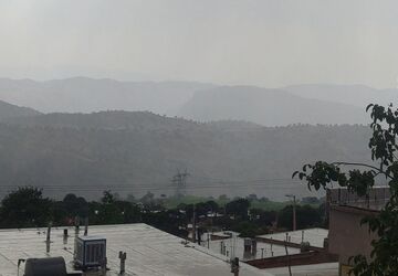 باران تابستانی در میانکوه 