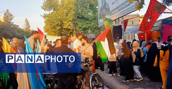 مردم غیور بروجرد در عید غدیر صدای وحدت و مقاومت در برابر اسرائیل جنایت کار