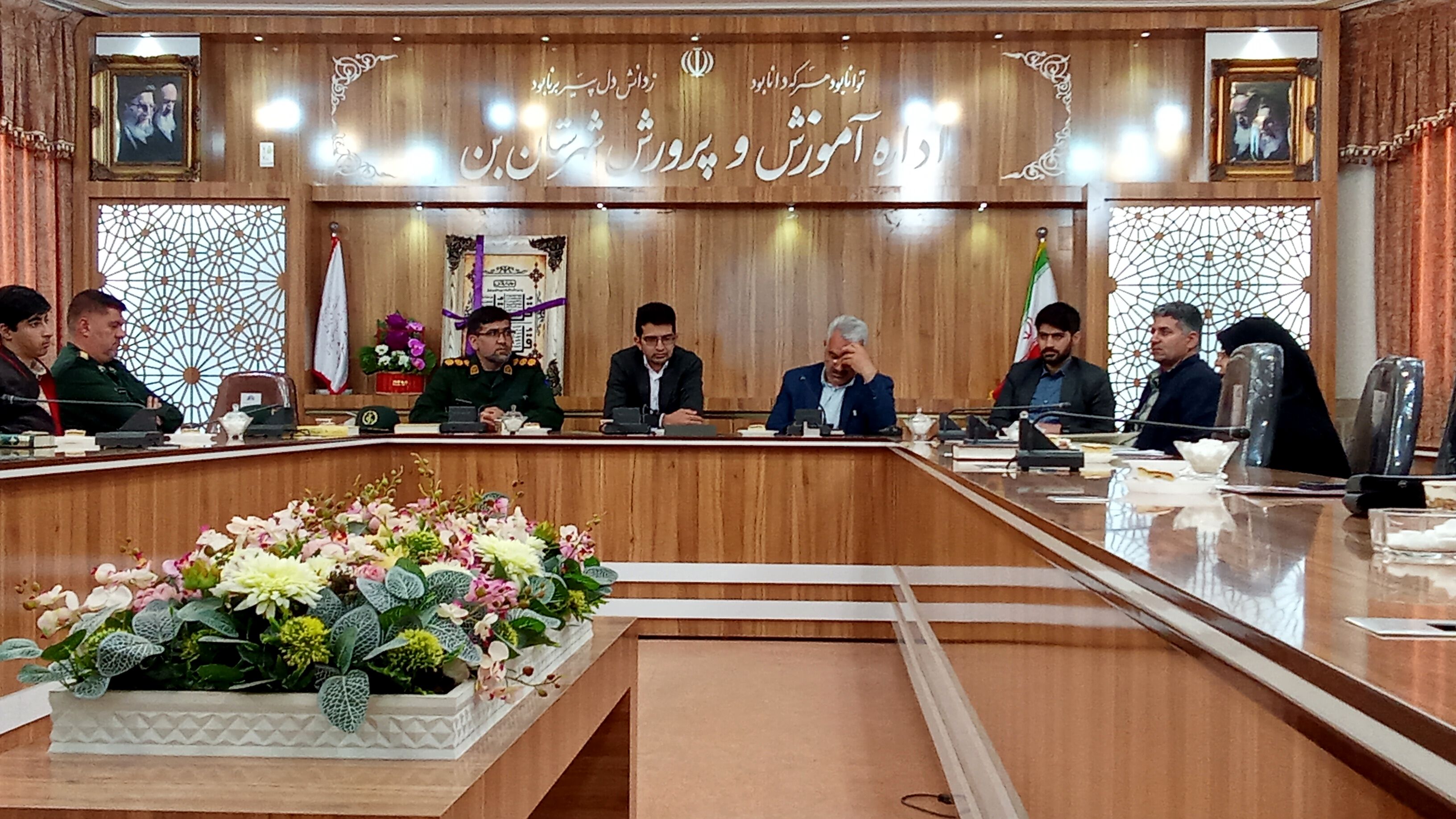 انتصاب فرمانده حوزه بسیج دانش‌آموزی حضرت ثارالله(ع) شهرستان بن 