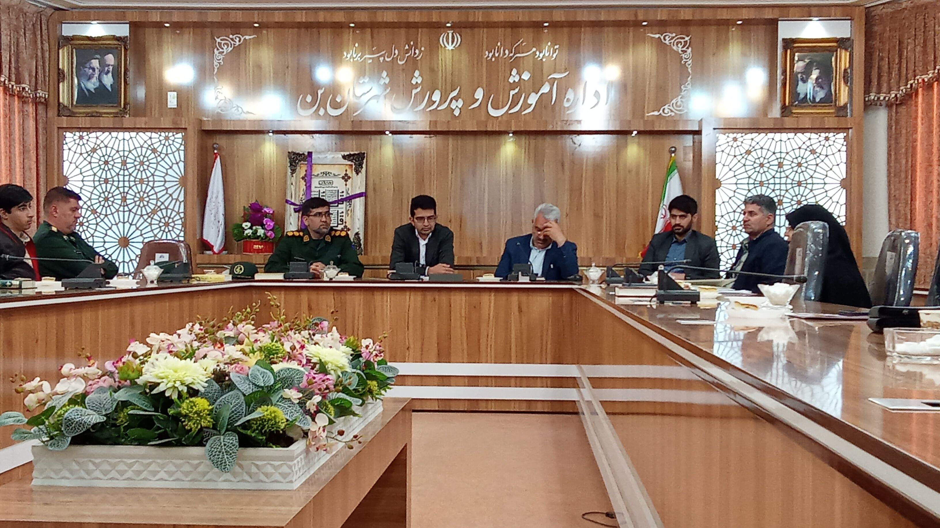 انتصاب فرمانده حوزه بسیج دانش‌آموزی حضرت ثارالله(ع) شهرستان بن 