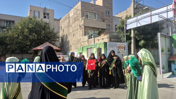 آیین افتتاح طرح مصباح الهدی با عطر پرچم حسینی در دبستان هدی