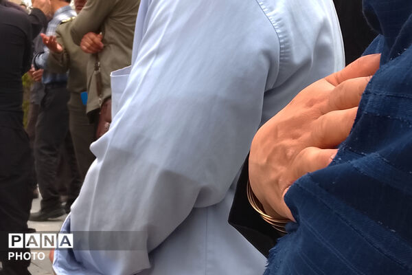 مراسم تشیع شهید جوان یوسف‌آباد