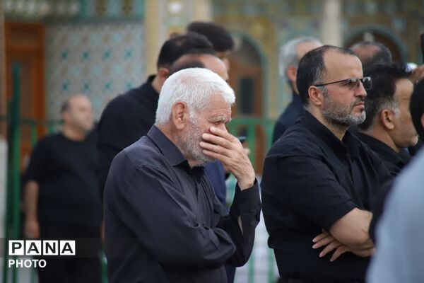 حضور دسته جات عزاداری سالروز شهادت امام حسن مجتبی(ع) در حرم بانوی کرامت