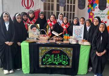 عزاداری ایام فاطمیه در دبستان سرزمین مهر