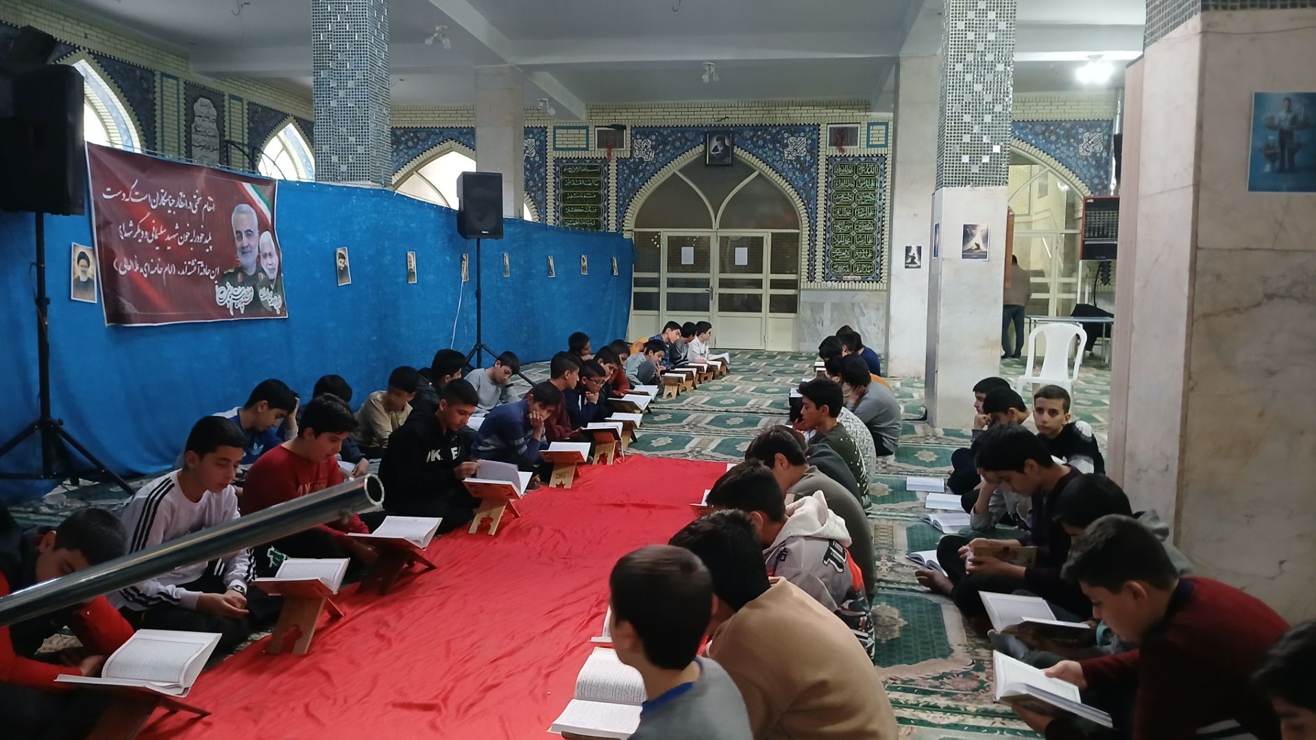  اعتکاف دانش‌آموزی در شهرستان بن