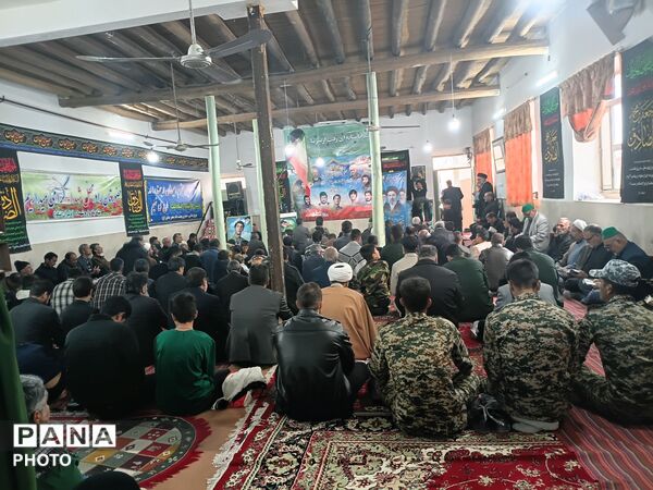 مراسم شهادت امام جعفر صادق(ع) در روستای تنگه علیا